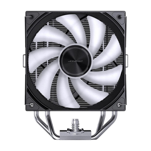 Кулер для процессора/ CPU Cooler JONSBO CA40 ARGB (225W, 4-pin PWM, 157mm, Al/Cu, 4x6mm, ARGB, 1x120mm, 69.61CFM, 32.6dBA, 1800RPM, S: 1851/1700/1200/115X, AM4/AM5 Black)
