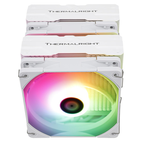 Кулер для процессора/ Кулер для процессора Thermalright Peerless Assassin 120 White ARGB, высота 157 мм, 1550 об/мин, 26 дБА, PWM, белый, ARBG подсветка