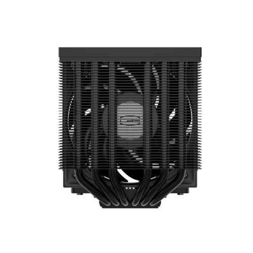 Кулер для процессора/ CPU Cooler PCCooler RZ620M X BK (210W, 4-pin PWM, 118.5mm, Al/Cu, 6x6mm, 1x100mm, 54.2CFM, 32.5dBA, 3000RPM, S: 1851/1700/1200/115X, AM5/AM4, black)
