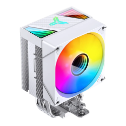 Кулер для процессора/ CPU Cooler JONSBO CR-1400 V2 ARGB (180W, 4-pin PWM, 133mm, Al/Cu, 4x6mm, ARGB, 1x92mm, 38.2CFM, 33.8dBA, 2200RPM, S: 1700/1200/115X, AM4/AM5 White)
