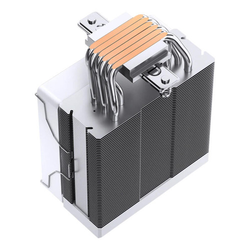 Кулер для процессора/ CPU Cooler JONSBO CR-1000 V3 PRO ARGB (230W, 4-pin PWM, 157mm, Al/Cu, 6x6mm, ARGB, 1x120mm, 70.8CFM, 33.2dBA, 1800RPM, S: 1851/1700/1200/115X, AM4/AM5 White)