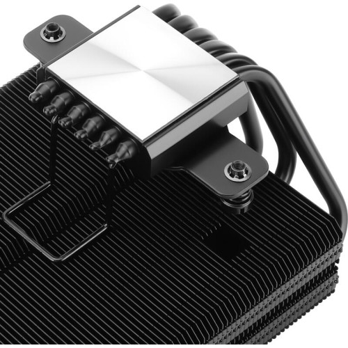 Кулер для процессора/ CPU Cooler Thermalright SI-100 Black (4-pin PWM, 74.8mm, Ni/Cu, 6x6mm, 1x120mm, 72.37CFM, 27.7dBA, 2000RPM, S: 1851/1700/1200/20XX/115X, AM5/AM4, black)