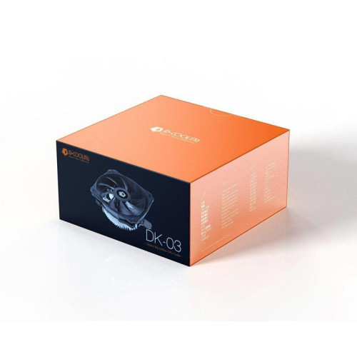 Кулер ID-Cooling DK-03 Soc-AM5/AM4/1200/1700/1851 черный 3-pin 26dB Al 100W 250gr Ret [DK-03]