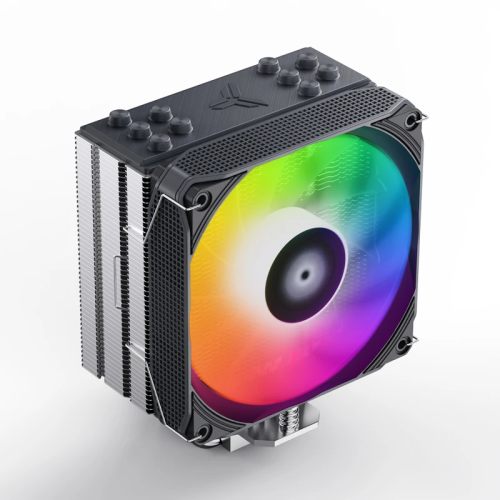 Кулер для процессора/ CPU Cooler JONSBO PISA A5 ARGB (265W, 4-pin PWM, 153mm, Al/Cu, 5x6mm, ARGB, 1x120mm, 81.27CFM, 36.8dBA, 1850RPM, S: 1851/1700/1200/115X, AM4/AM5 Grey)