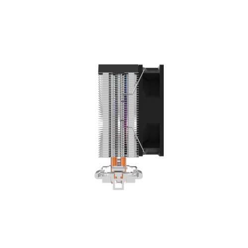 Кулер для процессора/ CPU Cooler SAMA X20 (110W, 4-pin PWM, 123mm, 2x6mm, RGB, 1x92mm, 54.6CFM, 31.2dBA, 2700RPM, S: 1851/1700/1200/115X, AM5/AM4, silver)
