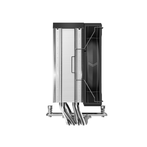 Кулер для процессора/ CPU Cooler SAMA A40P (240W, 4-pin PWM, 152mm, 4x6mm, 1x120mm, 75.2CFM, 29dBA, 2200RPM, S: 1851/1700/1200/115X, AM5/AM4, black/silver)
