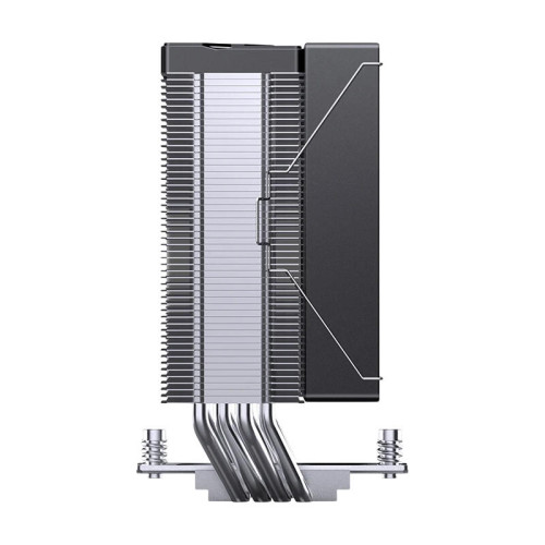 Кулер для процессора/ CPU Cooler JONSBO CA40 ARGB (225W, 4-pin PWM, 157mm, Al/Cu, 4x6mm, ARGB, 1x120mm, 69.61CFM, 32.6dBA, 1800RPM, S: 1851/1700/1200/115X, AM4/AM5 Black)