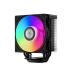Кулер для процессора/ CPU Cooler PCCooler RT500 Digital ARGB BK (240W, 4-pin PWM, LED temp., 152mm, Al/Cu, 5x6mm, ARGB, 1x120mm, 73.32CFM, 34.9dBA, 2200RPM, S: 1851/1700/1200/115X, AM5/AM4, black)