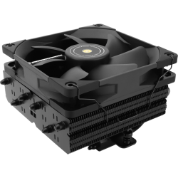 Кулер для процессора/ CPU Cooler Thermalright SI-100 Black (4-pin PWM, 74.8mm, Ni/Cu, 6x6mm, 1x120mm, 72.37CFM, 27.7dBA, 2000RPM, S: 1851/1700/1200/20XX/115X, AM5/AM4, black)