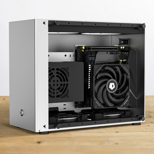 Кулер для процессора/ CPU Cooler ID-COOLING IS-55 BLACK (150W, 4-pin PWM, 55mm, Al/Cu, 5x6mm, 1x120mm, 54.6CFM, 31.2dBA, 2000RPM, S: 1851/1700/1200/115X, AM5/AM4, Black)