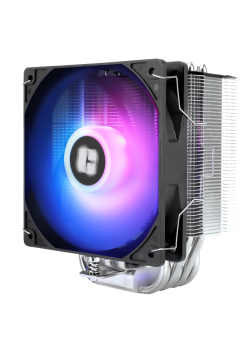 Устройство охлаждения(кулер) Thermalright Burst Assassin 120 SE ARGB Soc-AM5/AM4/1200/1700/1851 серебристый/черный 4-pin 25.6dB Al+Cu 510gr Ret (BA120-SE-ARGB)