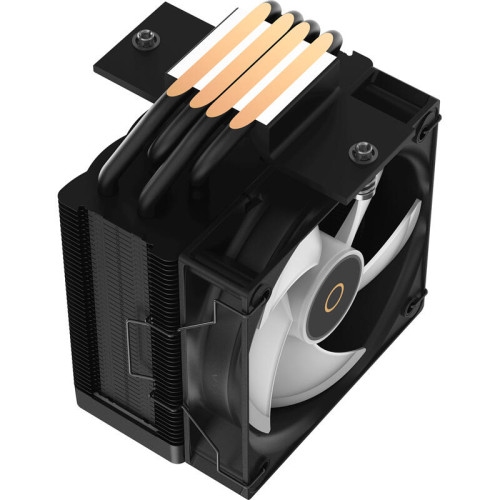 Кулер для процессора/ CPU Cooler Ocypus Gamma A40 BK ARGB (200W, 4-pin PWM, 133mm, Al/Cu, 4x6mm, ARGB, 1x100mm, 41CFM, 29.5dBA, 2400RPM, S: 1851/1700/1200/115X, AM5/AM4, black)