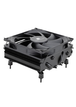 Кулер для процессора/ CPU Cooler Thermalright AXP-90 X47 Black (4-pin PWM, 32mm, Ni/Cu, 4x6mm, 1x92mm, 42.58CFM, 22.4dBA, 2700RPM, S: 1851/1700/1200/115X, AM5/AM4, black)