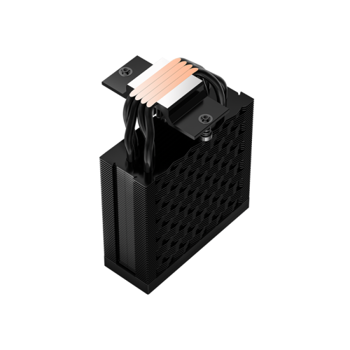 Кулер для процессора/ CPU Cooler PCCooler RT400 Digital ARGB BK (230W, 4-pin PWM, ARGB, LED temp., 152mm, Al/Cu, 4x6mm, 1x120mm, 73.32CFM, 34.9dBA, 2200RPM, S: 1851/1700/1200/115X, AM5/AM4, black)