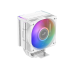 Кулер для процессора/ CPU Cooler SAMA X40L WH (220W, 4-pin PWM, 133.5mm, 4x6mm, ARGB, 1x100mm, 56.6CFM, 31.2dBA, 2600RPM, S: 1851/1700/1200/115X, AM5/AM4, white)