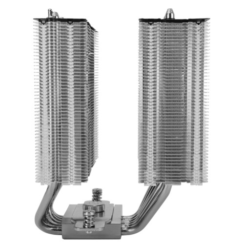 Кулер для процессора/ Thermalright Royal Knight 120 SE (4-pin PWM, 155mm, Ni/Cu, 6x6mm, 2x120mm, 66.17CFM/59CFM, 25.6dBA/26.1dBA, 1500RPM/1800RPM, S: 1200, 1700, 1851, 115X, AM4, AM5, silver, black)