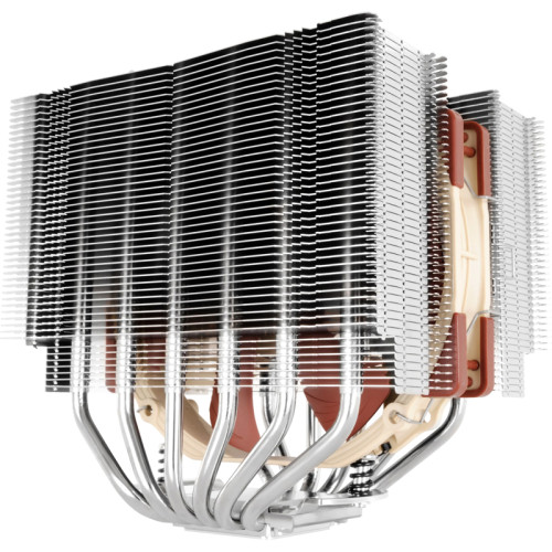 Кулер для процессора/ CPU Cooler Noctua NH-D15S (167W, 4-pin PWM, 160mm, Al/Cu, 6x6mm, 1x150x140x25mm, 82.5CFM, 24.6dBA, 1500RPM, S: 1851/1700/1200/115X, AM5/AM4, Beige/Brown)