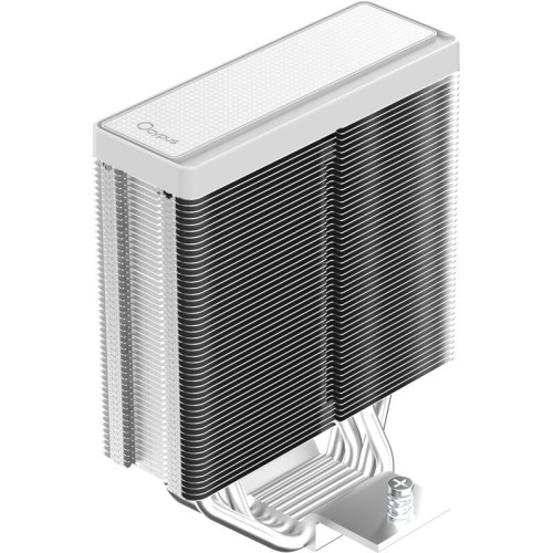 Кулер для процессора/ CPU Cooler Ocypus Delta A40 Elite WH Dual FAN (220W, 4-pin PWM, 156.7mm, Al/Cu, 4x6mm, 2x120mm, 73CFM, 29dBA, 2000RPM, S: 1851/1700/1200/115X, AM5/AM4, white)