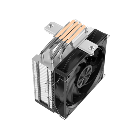 Кулер для процессора/ CPU Cooler SAMA A40P (240W, 4-pin PWM, 152mm, 4x6mm, 1x120mm, 75.2CFM, 29dBA, 2200RPM, S: 1851/1700/1200/115X, AM5/AM4, black/silver)