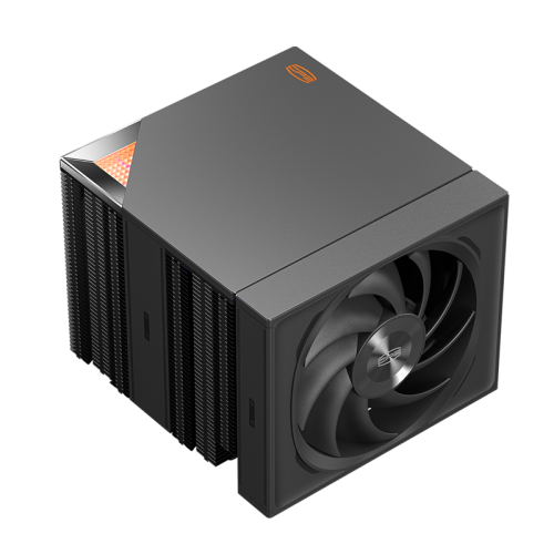 Кулер для процессора/ PCCooler RZ820 BK (289W, 4-pin PWM, 165mm, Al/Cu, 4x8mm+4x6mm, 1x140mm+1x150mm, 71.9CFM/86.7CFM, 27.1dBA/32dBA, 1500RPM/2200RPM, S: 1851, 1700, 1200, 20XX, 115X, AM5, AM4, black)