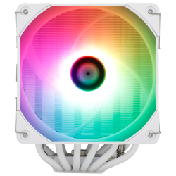 Кулер для процессора/ Кулер для процессора Thermalright Peerless Assassin 120 White ARGB, высота 157 мм, 1550 об/мин, 26 дБА, PWM, белый, ARBG подсветка