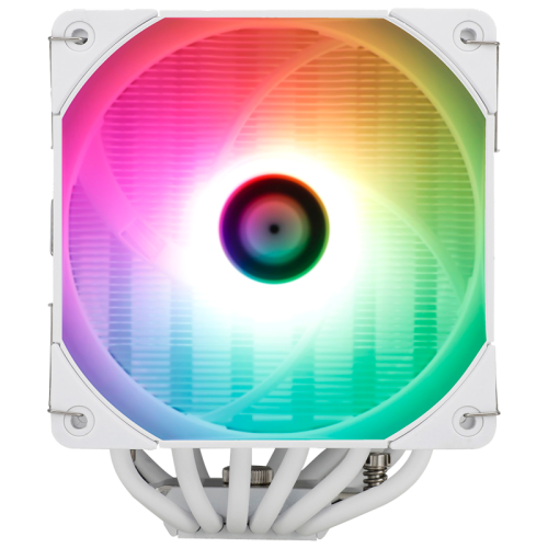 Кулер для процессора/ Кулер для процессора Thermalright Peerless Assassin 120 White ARGB, высота 157 мм, 1550 об/мин, 26 дБА, PWM, белый, ARBG подсветка