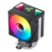 Кулер для процессора/ CPU Cooler JONSBO CR-1400 V2 ARGB (180W, 4-pin PWM, 133mm, Al/Cu, 4x6mm, ARGB, 1x92mm, 38.2CFM, 33.8dBA, 2200RPM, S: 1700/1200/115X, AM4/AM5 Black)