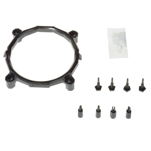 Кулер ID-Cooling DK-01 Soc-AM5/AM4/1200/1700/1851 черный 4-pin 29dB Al 95W 195gr Ret [DK-01]