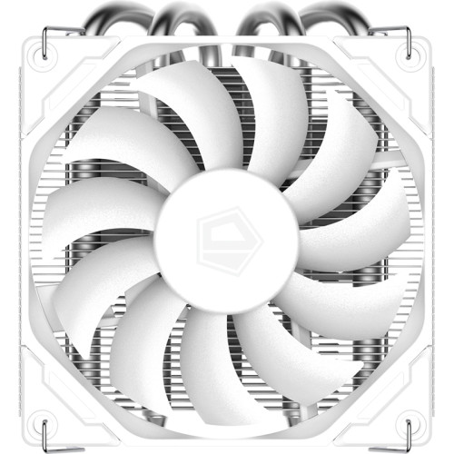 Кулер для процессора/ CPU Cooler ID-COOLING IS-40X V3 WHITE (95W, 4-pin PWM, 45mm, Al, 4x6mm, 1x92mm, 46CFM, 35.2dBA, 2800RPM, S: 1851/1700/1200/115X, AM5/AM4, White)