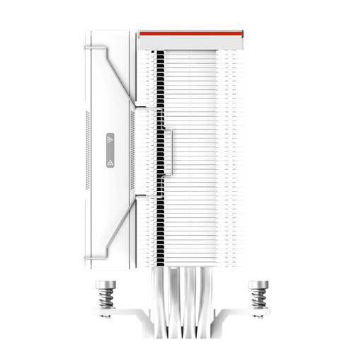 Кулер для процессора/ PCCooler RZ400 V2 WH (230W, 4-pin PWM, 155mm, Al/Cu, 4x6mm, 1x120mm, 86.73CFM, 32dBA, 2200RPM, S: 1851/1700/1200/115X, AM5/AM4, black)