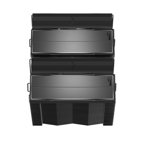 Кулер для процессора/ CPU Cooler SAMA A60B (265W, 4-pin PWM, 156.5mm, 6x6mm, 2x120mm, 78CFM, 29dBA, 2200RPM, S: 1851/1700/1200/115X, AM5/AM4, black)