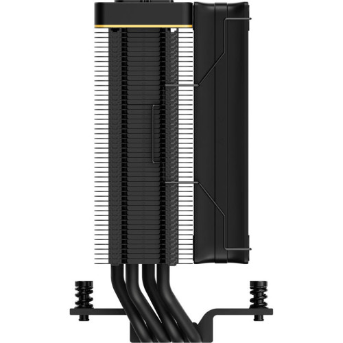 Кулер для процессора/ CPU Cooler Ocypus Iota A40 BK (220W, 4-pin PWM, LED temp., 156.7mm, Al/Cu, 4x6mm, 1x120mm, 77CFM, 29dBA, 2000RPM, S: 1851/1700/1200/115X, AM5/AM4, black)