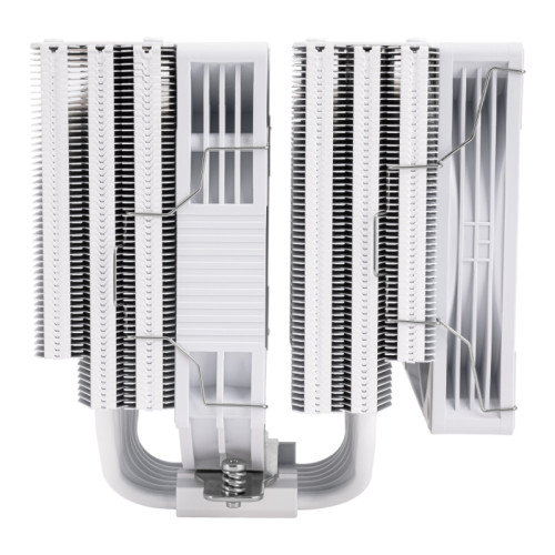 Кулер для процессора/ CPU Cooler Thermalright Frost Tower 140 (4-pin PWM, 158mm, Al/Cu, 7x6mm, 1x120mm+1x140mm, 85.35/120CFM, 33.3/36.25dBA, 2400/1850RPM, S: 1851/1700/1200/115X/2011/2066, AM5/AM4, white)