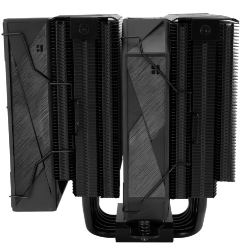 Кулер для процессора CPU Cooler Thermalright Royal Pretor 130 Black (4-pin PWM, 158mm, Ni/Cu, 6x6mm, 1x120+1x130mm, 80.45CFM/81.88CFM, 29.4dBA/28.3dBA, 2150PM/1750RPM, S: 1200, 1700, 1851, 2011, 2066, 115X, AM4, AM5, black)