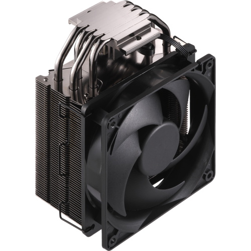 Кулер для процессора/ Cooler Master Hyper 212 Black Edition with 1700 (130W, 4-pin, 158.8mm, tower, Al/Cu, fans: 1x120mm/42CFM/26dBA/2000rpm, 1700/1200/115X/2066/2011-V3/2011/AM5/AM4/AM3/AM3+/AM2/AM2+/FM2/FM2+/FM1)