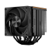 Кулер для процессора/ CPU Cooler PCCooler RZ620Pro TC BK (265W, 4-pin PWM, 160mm, Al/Cu, 6x6mm, 2x120mm, 80CFM, 36.2dBA, 2400RPM, S: 1851/1700/1200/115X, AM5/AM4, black)