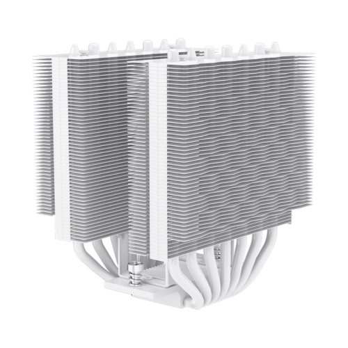 Кулер для процессора/ CPU Cooler PCCooler RT720 TC ARGB WH (270W, 4-pin PWM, 157.5mm, Al/Cu, 7x6mm, ARGB, 2x120mm, 73.32CFM, 34.9dBA, 2200RPM, S: 1851/1700/1200/115X, AM5/AM4, white)