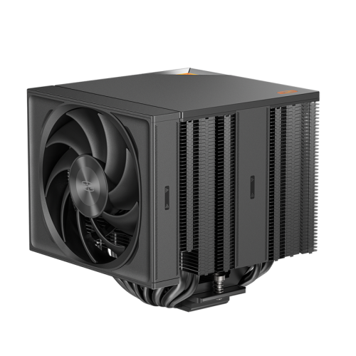 Кулер для процессора/ PCCooler RZ820 BK (289W, 4-pin PWM, 165mm, Al/Cu, 4x8mm+4x6mm, 1x140mm+1x150mm, 71.9CFM/86.7CFM, 27.1dBA/32dBA, 1500RPM/2200RPM, S: 1851, 1700, 1200, 20XX, 115X, AM5, AM4, black)