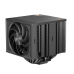 Кулер для процессора/ PCCooler RZ820 BK (289W, 4-pin PWM, 165mm, Al/Cu, 4x8mm+4x6mm, 1x140mm+1x150mm, 71.9CFM/86.7CFM, 27.1dBA/32dBA, 1500RPM/2200RPM, S: 1851, 1700, 1200, 20XX, 115X, AM5, AM4, black)