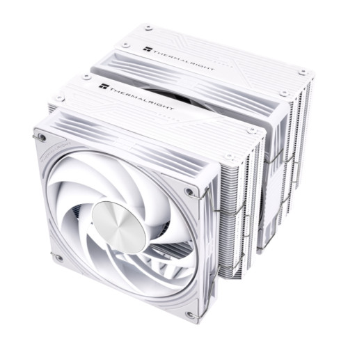 Кулер для процессора/ CPU Cooler Thermalright Frost Tower 140 (4-pin PWM, 158mm, Al/Cu, 7x6mm, 1x120mm+1x140mm, 85.35/120CFM, 33.3/36.25dBA, 2400/1850RPM, S: 1851/1700/1200/115X/2011/2066, AM5/AM4, white)