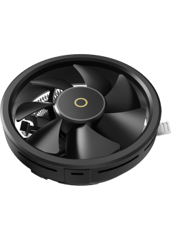 Кулер для процессора/ CPU Cooler Ocypus Beta A10 BK (75W, 3-pin, 67mm, Al, 1x124mm, 40CFM, 29.5dBA, 2000RPM, S: 1851/1700/115X/1200, AM5/AM4, black)