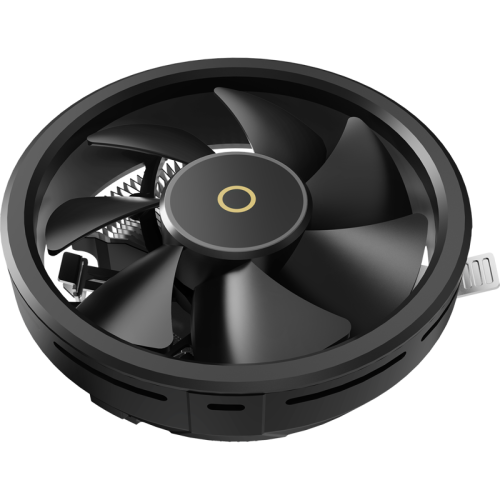 Кулер для процессора/ CPU Cooler Ocypus Beta A10 BK (75W, 3-pin, 67mm, Al, 1x124mm, 40CFM, 29.5dBA, 2000RPM, S: 1851/1700/115X/1200, AM5/AM4, black)