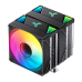 Кулер для процессора/ CPU Cooler JONSBO CR-3000 ARGB (260W, 4-pin PWM, 160mm, Al/Cu, 7x6mm, ARGB, 2x120mm, 59.48CFM, 32.0dBA, 1500RPM, S: 1851/1700/1200/115X/2011, AM4/AM5 Black)