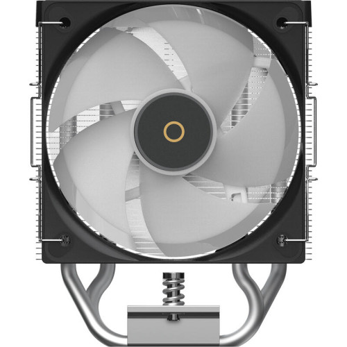 Кулер для процессора/ CPU Cooler Ocypus Gamma A40 BK ARGB Digital (200W, 4-pin PWM, LED temp., 133mm, Al/Cu, 4x6mm, ARGB, 1x100mm, 41CFM, 29.5dBA, 2400RPM, S: 1851/1700/1200/115X, AM5/AM4, black)