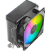 Кулер для процессора/ CPU Cooler Ocypus Gamma A20 BK ARGB (110W, 3-pin, 122.5mm, Al/Cu, 2x6mm, ARGB, 1x92mm, 32CFM, 21dBA, 1900RPM, S: 1851/1700/1200/115X, AM5/AM4, black)
