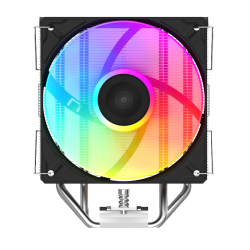 Кулер для процессора/ CPU Cooler SAMA A40L (240W, 4-pin PWM, 152mm, 4x6mm, ARGB, 1x120mm, 78CFM, 29dBA, 2200RPM, S: 1851/1700/1200/115X, AM5/AM4, silver)