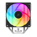 Кулер для процессора/ CPU Cooler SAMA A40L (240W, 4-pin PWM, 152mm, 4x6mm, ARGB, 1x120mm, 78CFM, 29dBA, 2200RPM, S: 1851/1700/1200/115X, AM5/AM4, silver)