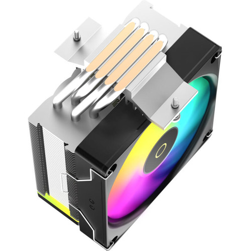 Кулер для процессора/ CPU Cooler Ocypus Delta A40 SE BK ARGB (190W, 4-pin PWM, 147mm, Al/Cu, 4x6mm, ARGB, 1x120mm, 60CFM, 31dBA, 1800RPM, S: 1851/1700/1200/115X, AM5/AM4, black)