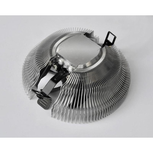 Кулер для процессора PcCooler E80 (65W, 3-pin, 42mm, Al/Cu, -mm, 1x80mm, 29.61CFM, 22dBA, 2000RPM, S: 1851/1700/1200/115X, AM5/AM4, silver, black) [E80]