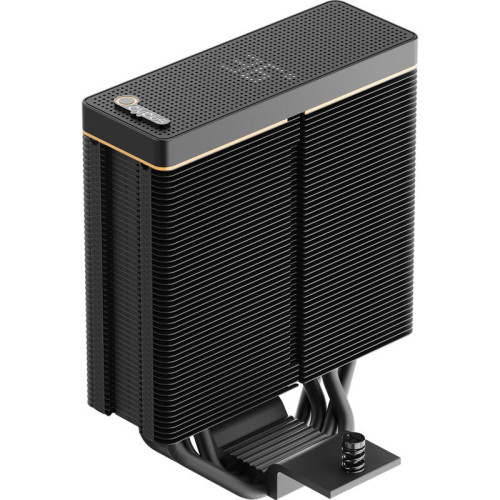 Кулер для процессора/ CPU Cooler Ocypus Iota A40 BK Dual Fan (220W, 4-pin PWM, LED temp., 156.7mm, Al/Cu, 4x6mm, 2x120mm, 77CFM, 29dBA, 2000RPM, S: 1851/1700/1200/115X, AM5/AM4, black)